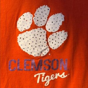 Clemson Tigers Orange V-Neck T-Shirt